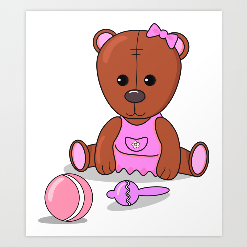 teddy bear in dress