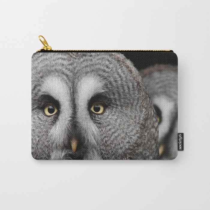 Great Grey Owls  Carry-All Pouch