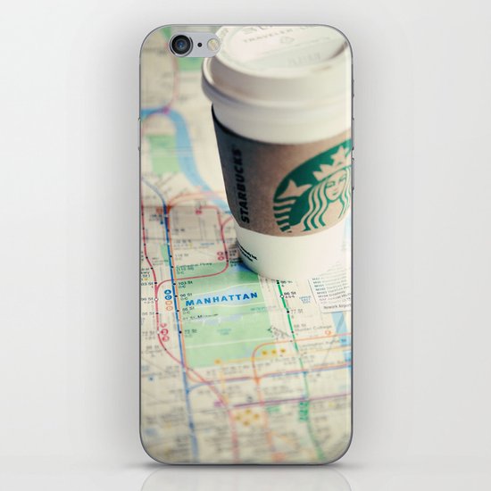 Manhattan and Starbucks iPhone & iPod Skin
