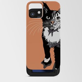 Orange Pussy Cat iPhone Card Case