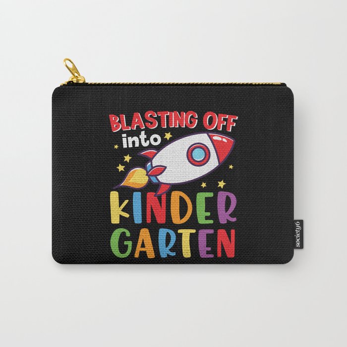 Blasting Off Into Kindergarten Carry-All Pouch