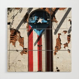Puerto Rico Flag  ,pride Wood Wall Art