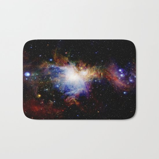 Orion NebulA Colorful Full Image Bath Mat