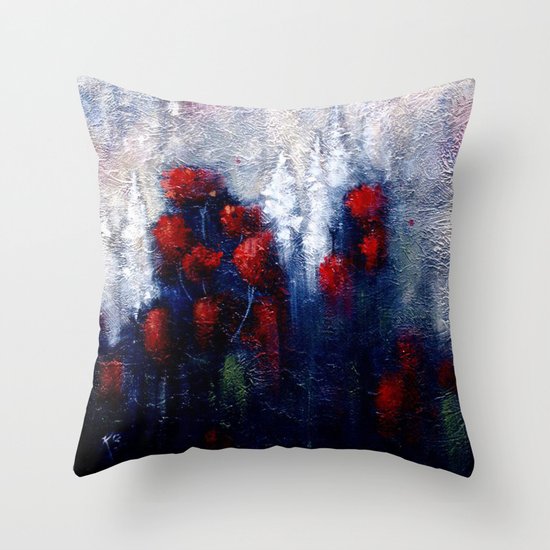 Blossoms Throw Pillow