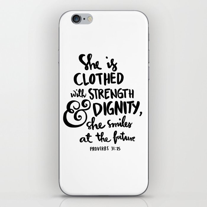 Proverbs 31:25 iPhone Skin
