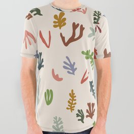 Matisse seaweed Colorful 3 All Over Graphic Tee