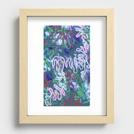 squiggles Recessed Framed Print