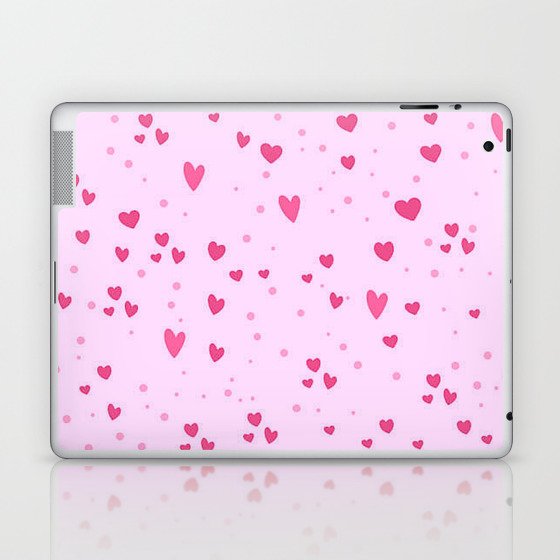 Floating Hearts 2 Laptop & iPad Skin