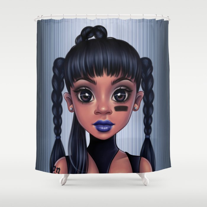 Left Eye Shower Curtain By Weetinypal, Eye Shower Curtain