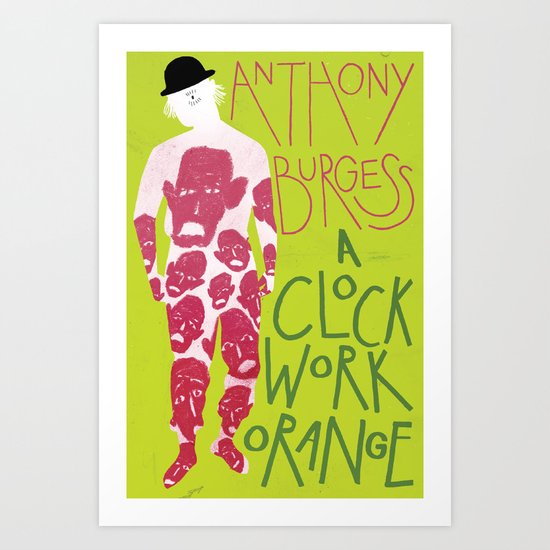 A clockwork orange Art Print