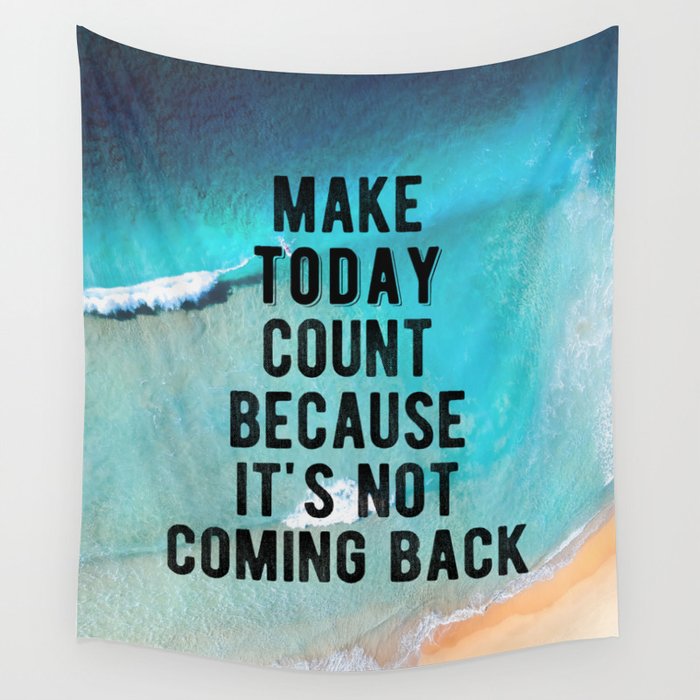 Motivational 2025 wall tapestry