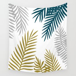 Christmas Palm Leaves Wall Tapestry