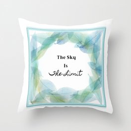 The Sky Is The Limit Throw Pillow