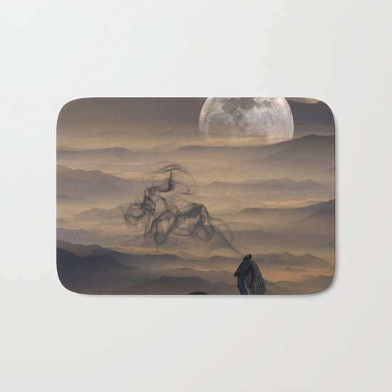 Full Moon Bath Mat