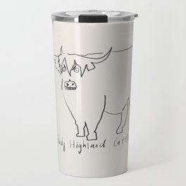 Hardy highland cattle Travel Mug