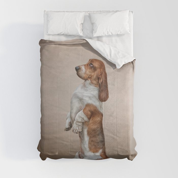Drawing Basset Hound dog Comforter