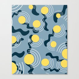 Sun and Waves Canvas Print