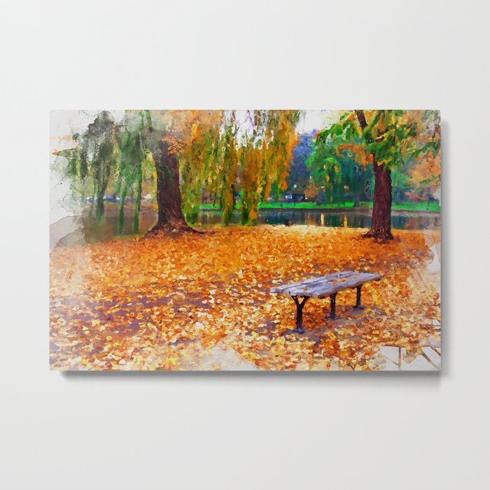 Massachusetts - Autumn Colors Metal Print