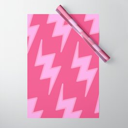 Pink Y2k Lightning Bolt Wallpaper  Wrapping Paper