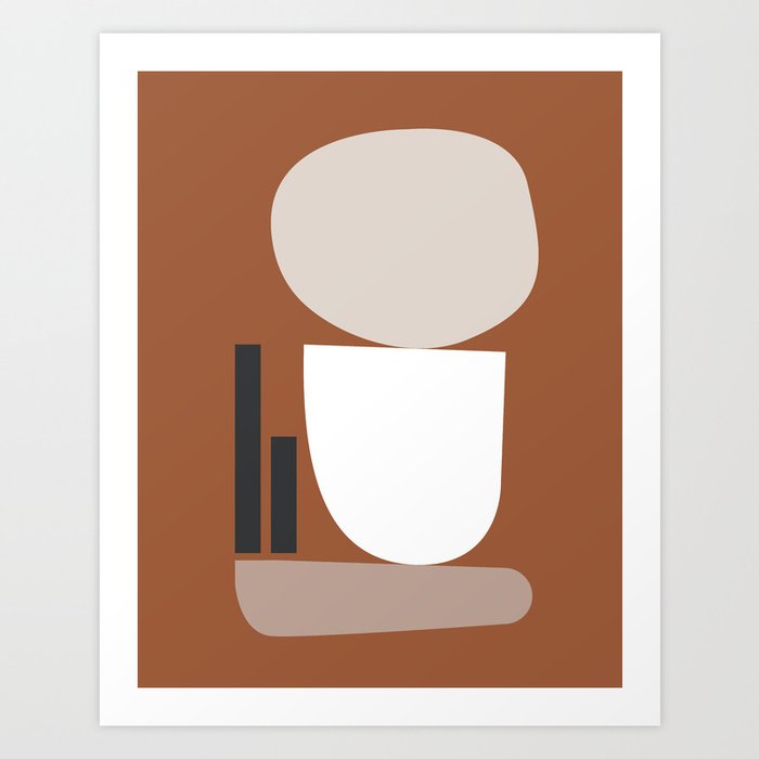 Shape study #11 - Stackable Collection Art Print
