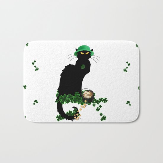 Le Chat Noir - St Patrick's Day Bath Mat