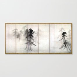 Hasegawa Tōhaku Pine Trees Canvas Print