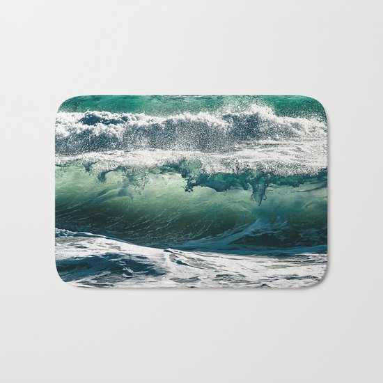 Wild waves Bath Mat