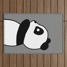 Cute nursery animal series - panda Outdoor Rug