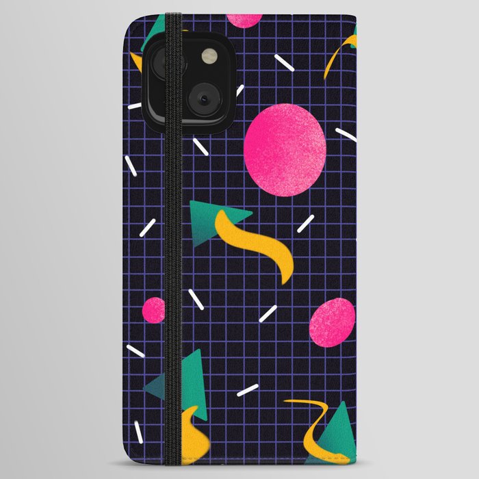 Geometric 90s iPhone Wallet Case