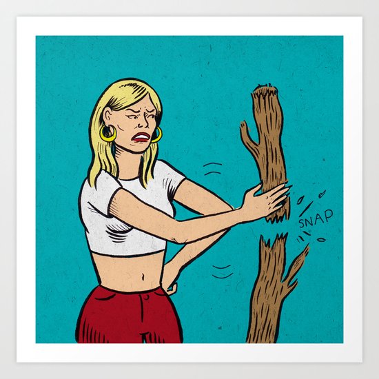 Slapstick Art Print