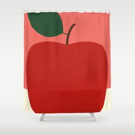 Red Apple Shower Curtain