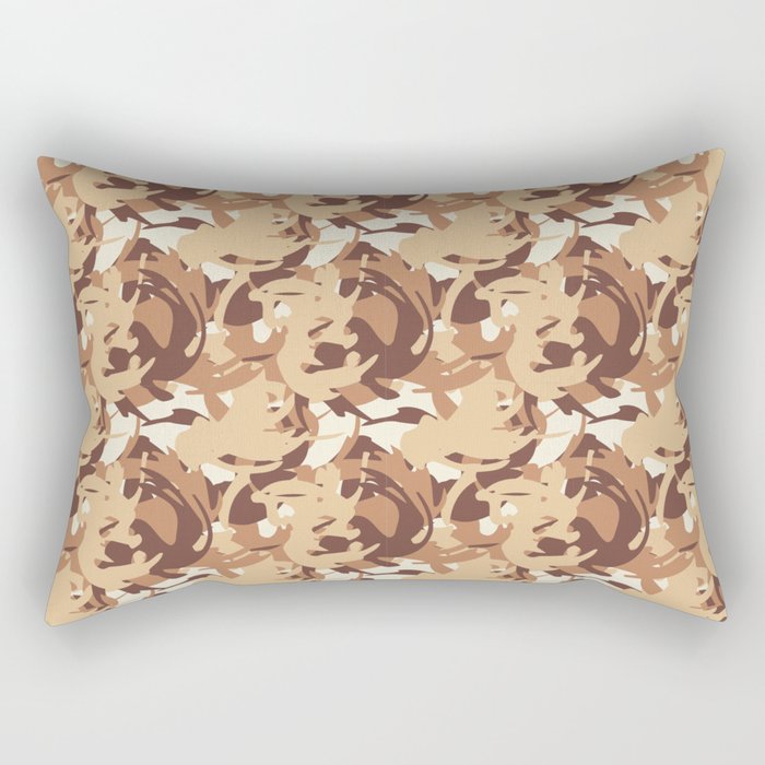 Deployed Army camouflage Pattern  Rectangular Pillow
