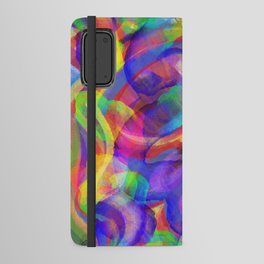 Pop Abstract Glitch Joyful Art For All by Emmanuel Signorino Android Wallet Case