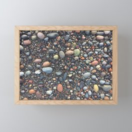 Herring Cove Beach Pebbles Framed Mini Art Print