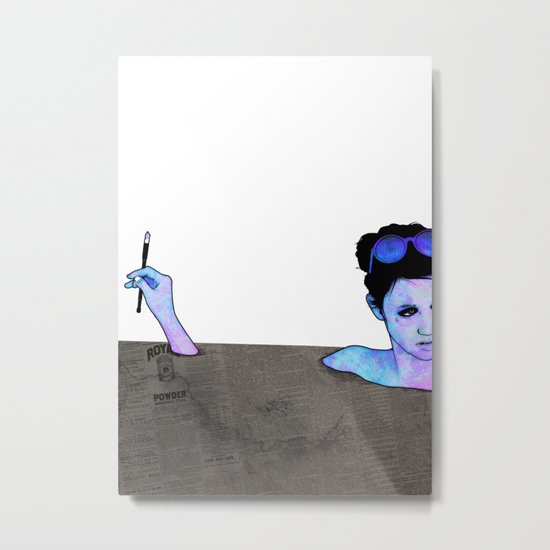 Royal Powder Metal Print