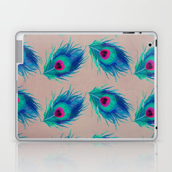 Peacock Feathers no.2 Laptop & iPad Skin
