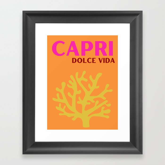CAPRI Framed Art Print
