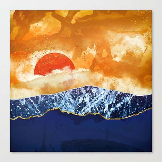 Amber Dusk Canvas Print
