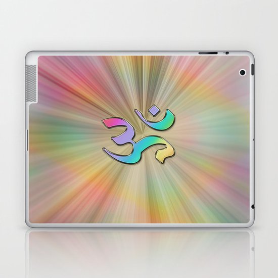 Rainbow Sunburst OM Laptop & iPad Skin