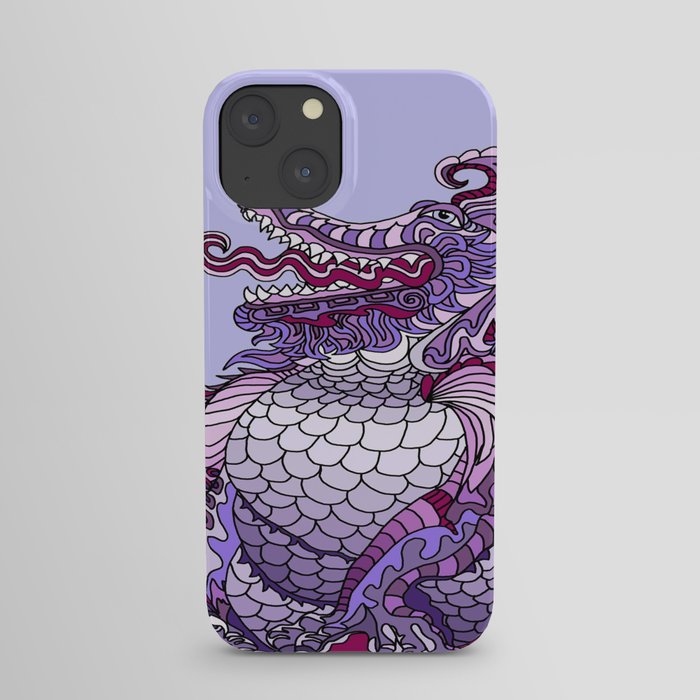 Dragon Royal Purple iPhone Case