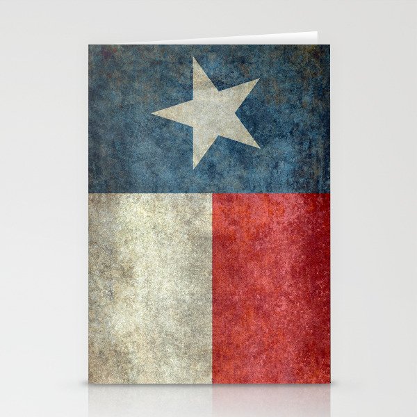 Texas state flag, vintage banner Stationery Cards