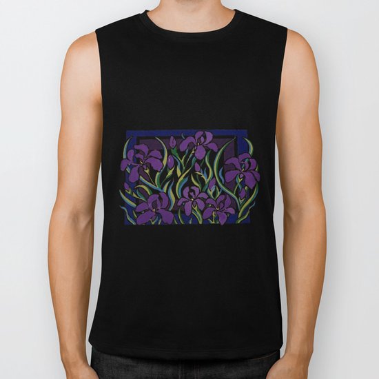 Irises Biker Tank