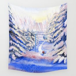 Winter Fun Wall Tapestry