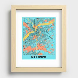 Ottawa city Recessed Framed Print