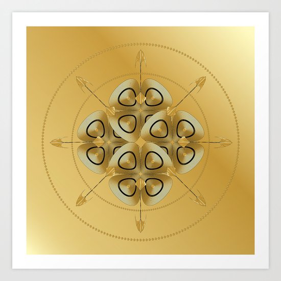 Circle Study No. 457 Art Print