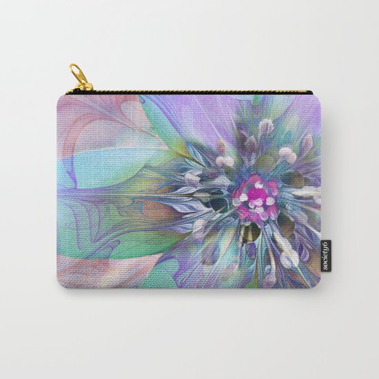Fractal in Flower Carry-All Pouch