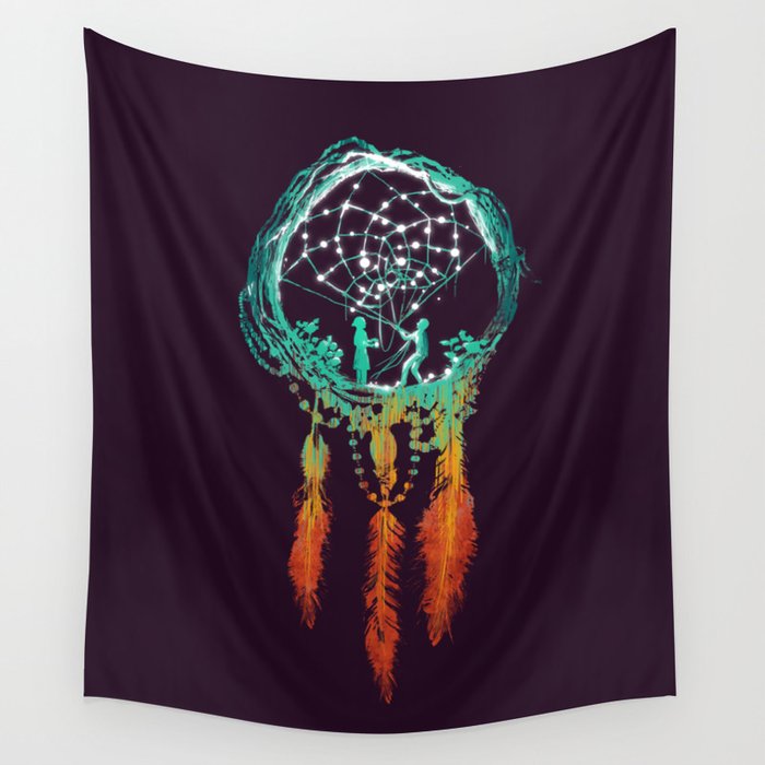Dream Catcher The Rustic Magic Wall Tapestry Dream Catcher The Rustic Magic Wall Tapestry