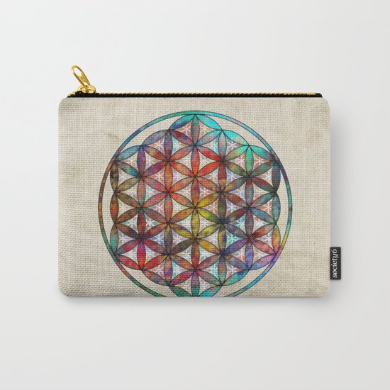 Flower of Life Carry-All Pouch