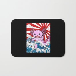 Japanese Kaiju Axolotl Anime Manga kawaii otaku Bath Mat