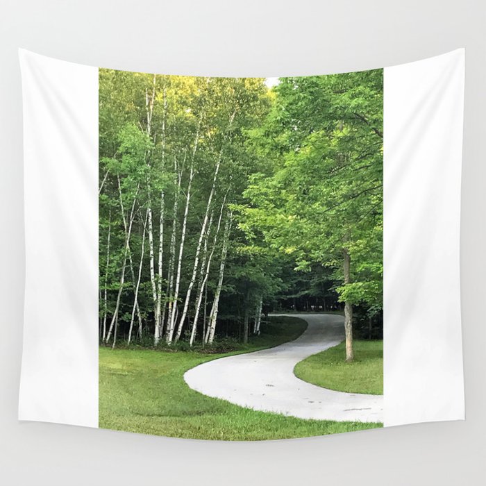 Winding Road Wall Tapestry